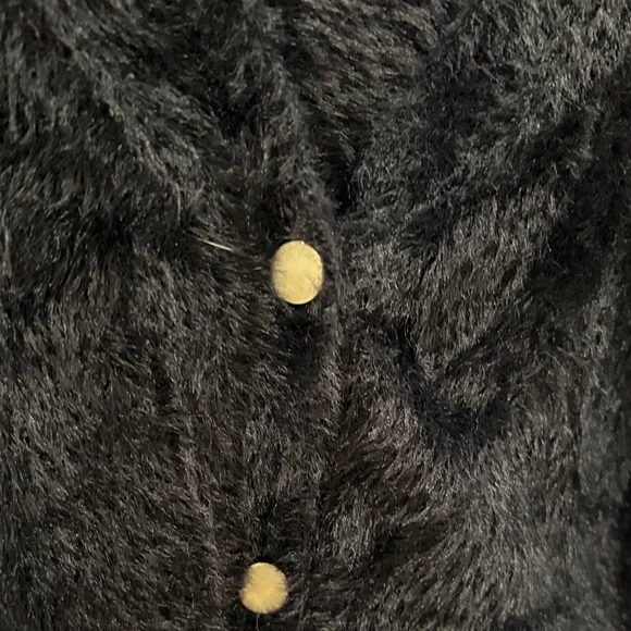 Abercrombie & Fitch Black Cardigan Sweater - Picture 2 of 2